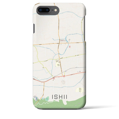 【石井（徳島県）】地図柄iPhoneケース（バックカバータイプ）