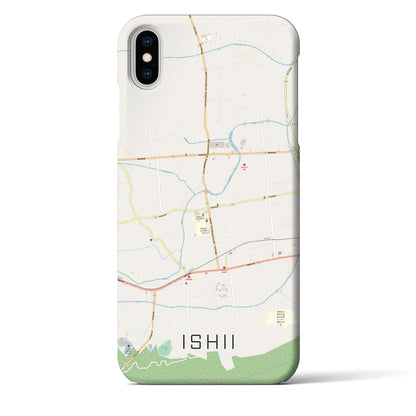 【石井（徳島県）】地図柄iPhoneケース（バックカバータイプ）