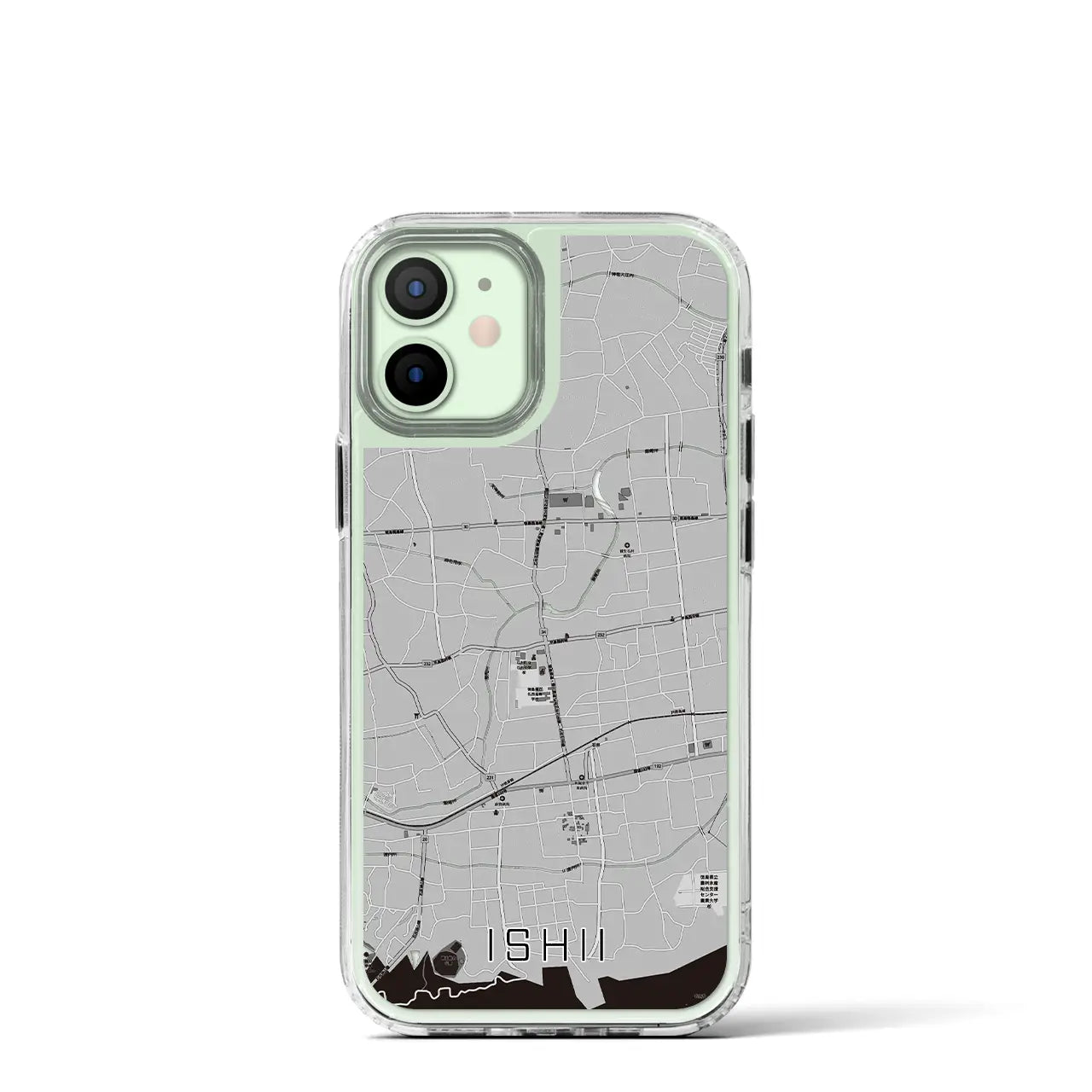 【石井（徳島県）】地図柄iPhoneケース（MagSafeタイプ）