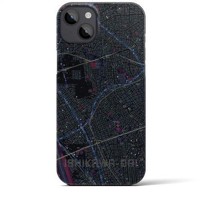 【石川台（東京都）】地図柄iPhoneケース（バックカバータイプ）