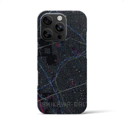 【石川台（東京都）】地図柄iPhoneケース（バックカバータイプ）