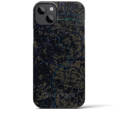 【石川（福島県）】地図柄iPhoneケース（バックカバータイプ）