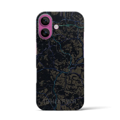 【石川（福島県）】地図柄iPhoneケース（バックカバータイプ）