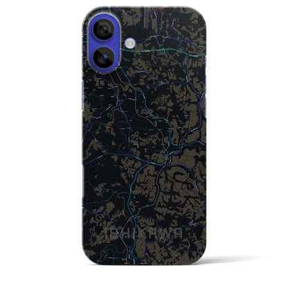 【石川（福島県）】地図柄iPhoneケース（バックカバータイプ）