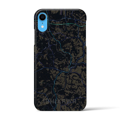 【石川（福島県）】地図柄iPhoneケース（バックカバータイプ）