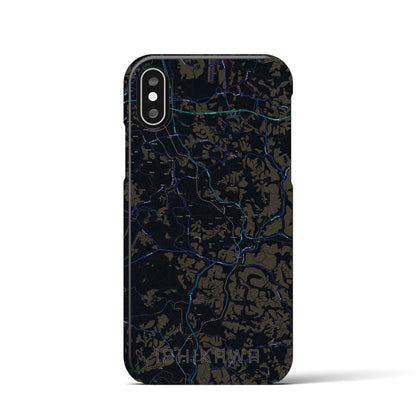 【石川（福島県）】地図柄iPhoneケース（バックカバータイプ）