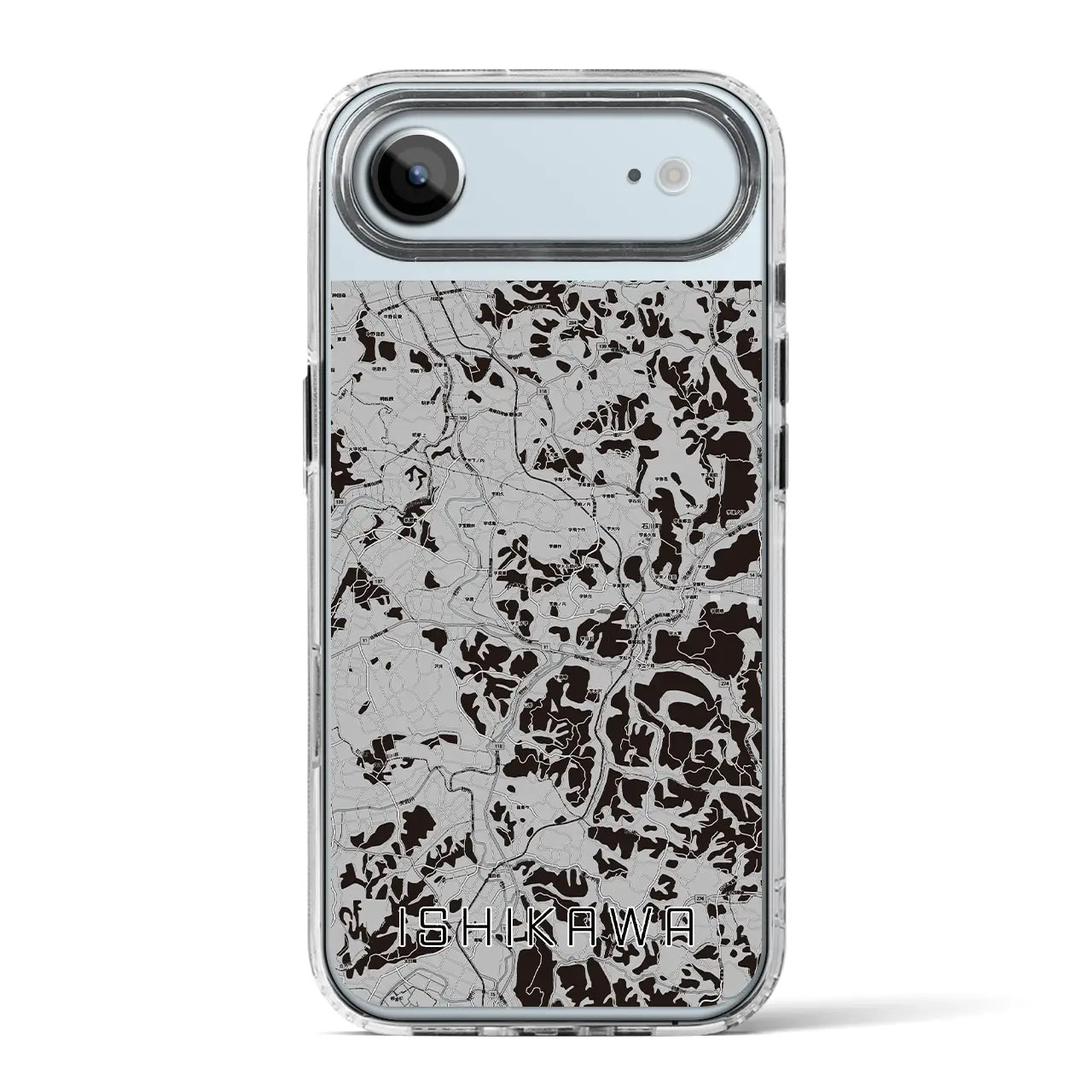 【石川（福島県）】地図柄iPhoneケース（MagSafeタイプ）