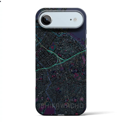 【石川町（神奈川県）】地図柄iPhoneケース（バックカバータイプ）