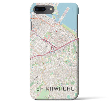 【石川町（神奈川県）】地図柄iPhoneケース（バックカバータイプ）