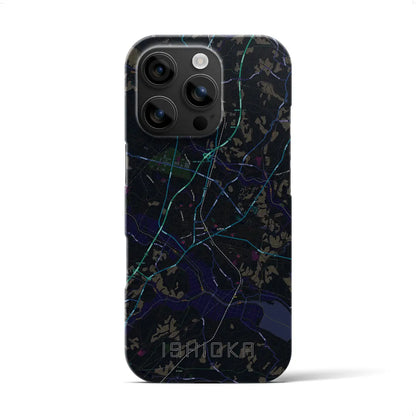 【石岡（茨城県）】地図柄iPhoneケース（バックカバータイプ）