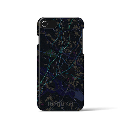 【石岡（茨城県）】地図柄iPhoneケース（バックカバータイプ）