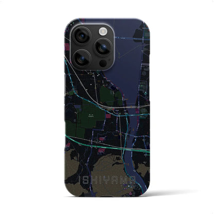 【石山（滋賀県）】地図柄iPhoneケース（バックカバータイプ）