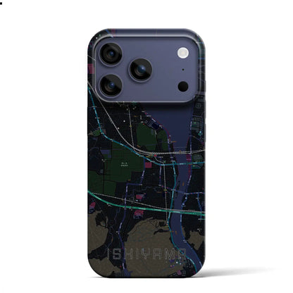 【石山（滋賀県）】地図柄iPhoneケース（バックカバータイプ）