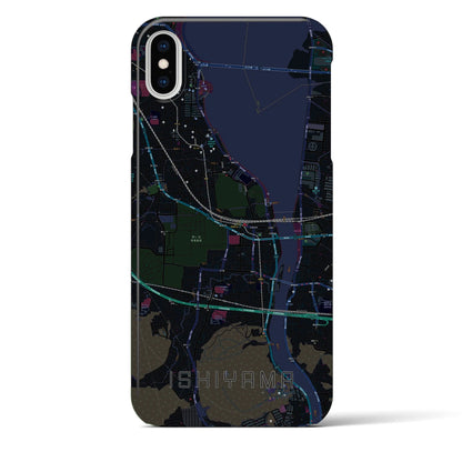 【石山（滋賀県）】地図柄iPhoneケース（バックカバータイプ）