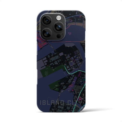 【アイランドシティ（福岡県）】地図柄iPhoneケース（バックカバータイプ）