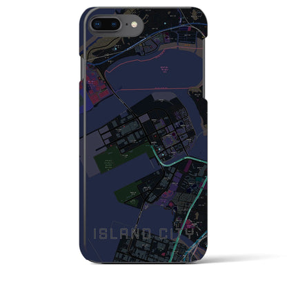 【アイランドシティ（福岡県）】地図柄iPhoneケース（バックカバータイプ）