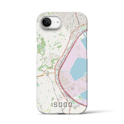 【磯子（神奈川県）】地図柄iPhoneケース（バックカバータイプ）