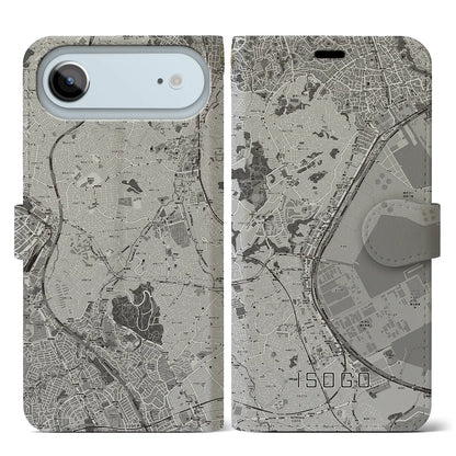 【磯子（神奈川県）】地図柄iPhoneケース（手帳タイプ）