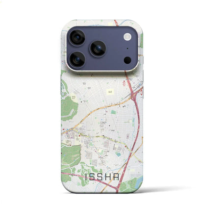 【一社（愛知県）】地図柄iPhoneケース（バックカバータイプ）