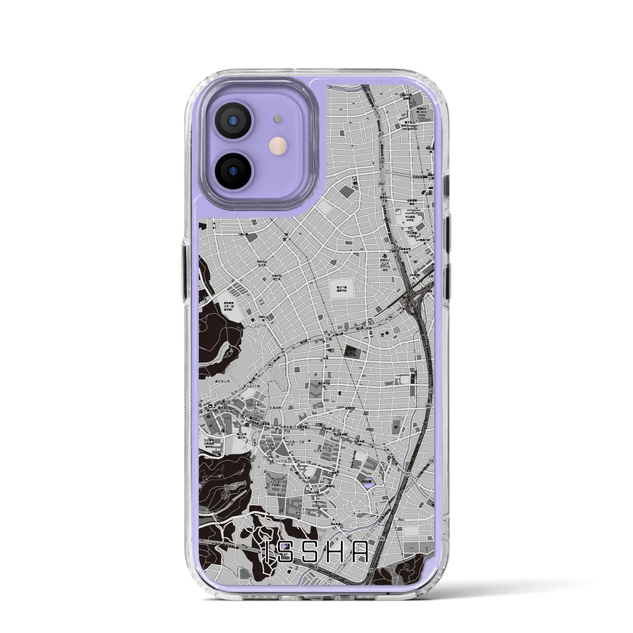【一社（愛知県）】地図柄iPhoneケース（MagSafeタイプ）