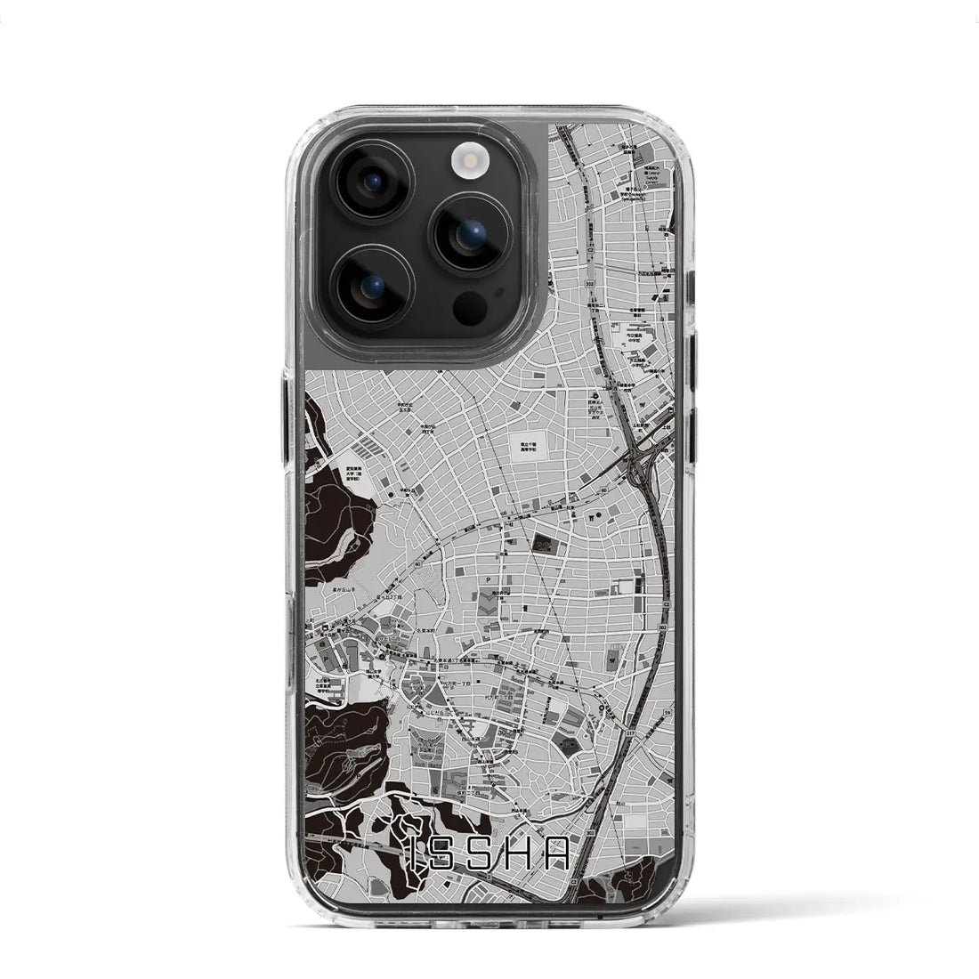 【一社（愛知県）】地図柄iPhoneケース（MagSafeタイプ）