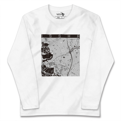 【一社（愛知県）】地図柄ロングスリーブTシャツ