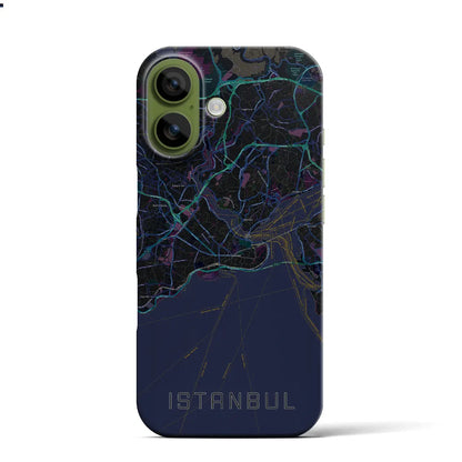 【イスタンブール（トルコ）】地図柄iPhoneケース（バックカバータイプ）