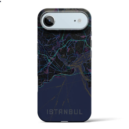 【イスタンブール（トルコ）】地図柄iPhoneケース（バックカバータイプ）