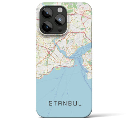 【イスタンブール（トルコ）】地図柄iPhoneケース（バックカバータイプ）
