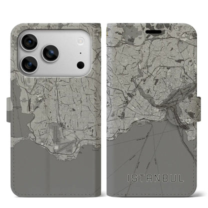 【イスタンブール（トルコ）】地図柄iPhoneケース（手帳タイプ）