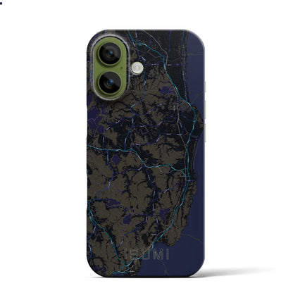 【いすみ（千葉県）】地図柄iPhoneケース（バックカバータイプ）