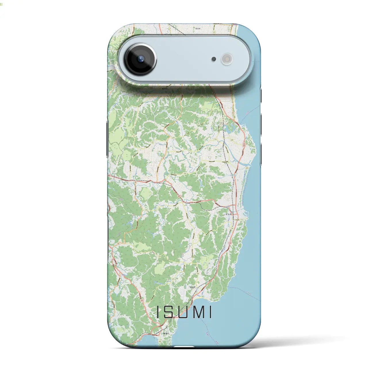 【いすみ（千葉県）】地図柄iPhoneケース（バックカバータイプ）