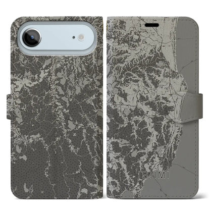 【いすみ（千葉県）】地図柄iPhoneケース（手帳タイプ）