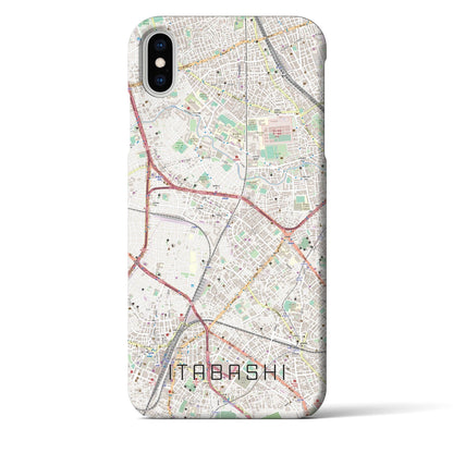 【板橋（東京都）】地図柄iPhoneケース（バックカバータイプ）