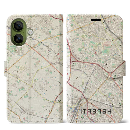 【板橋（東京都）】地図柄iPhoneケース（手帳タイプ）