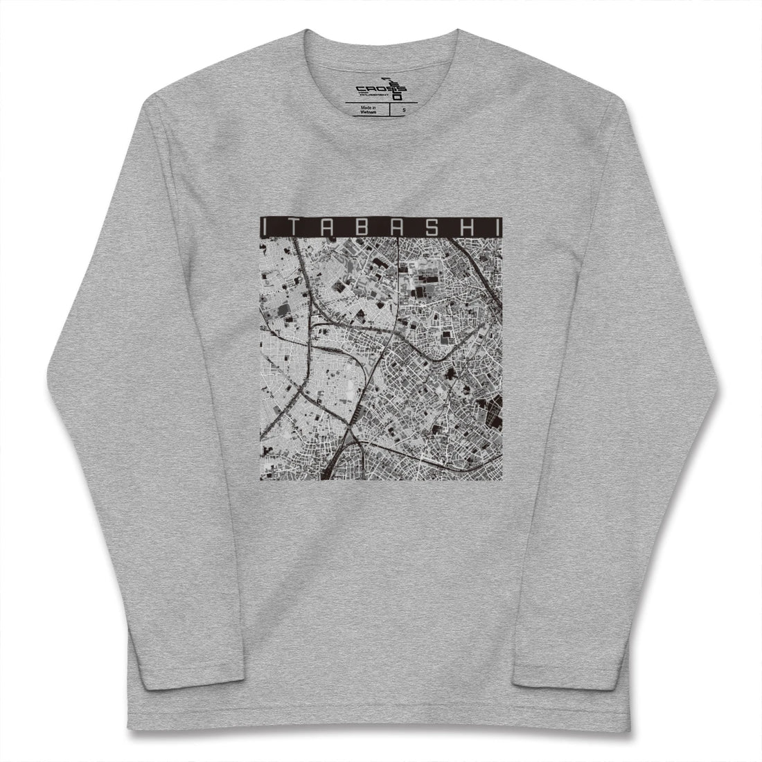 【板橋（東京都）】地図柄ロングスリーブTシャツ
