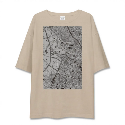 【板橋（東京都）】地図柄ビッグシルエットTシャツ