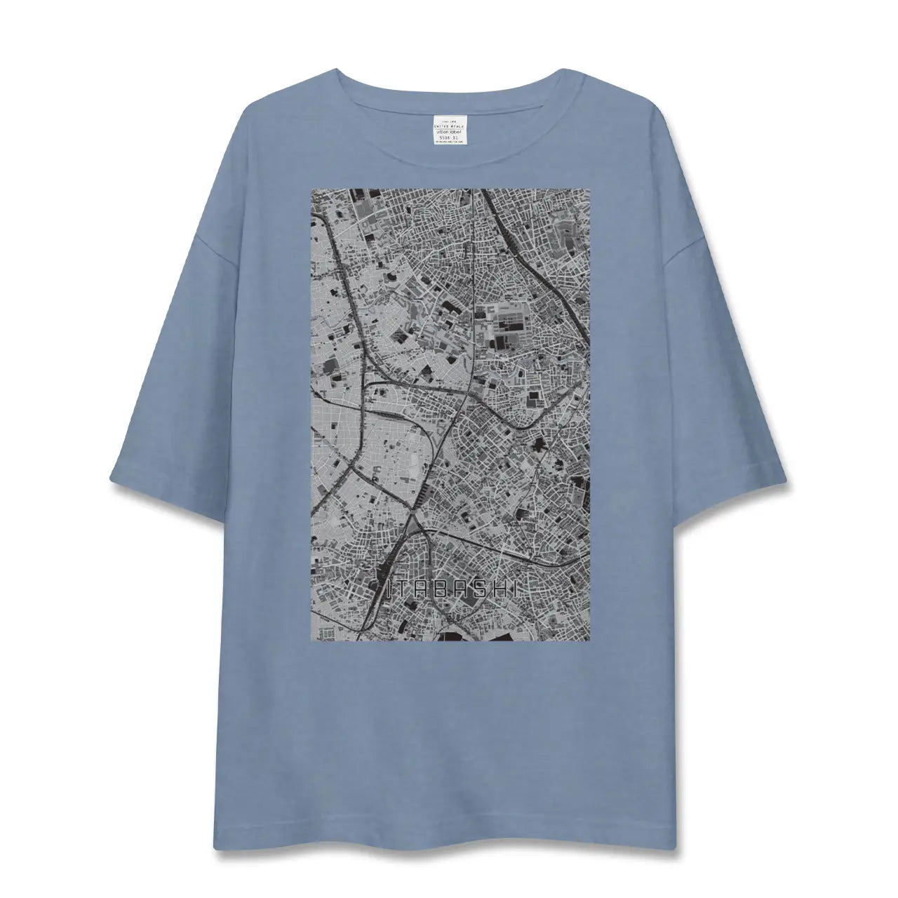 【板橋（東京都）】地図柄ビッグシルエットTシャツ