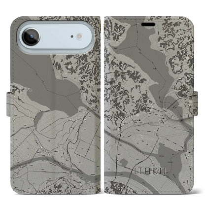 【潮来（茨城県）】地図柄iPhoneケース（手帳タイプ）