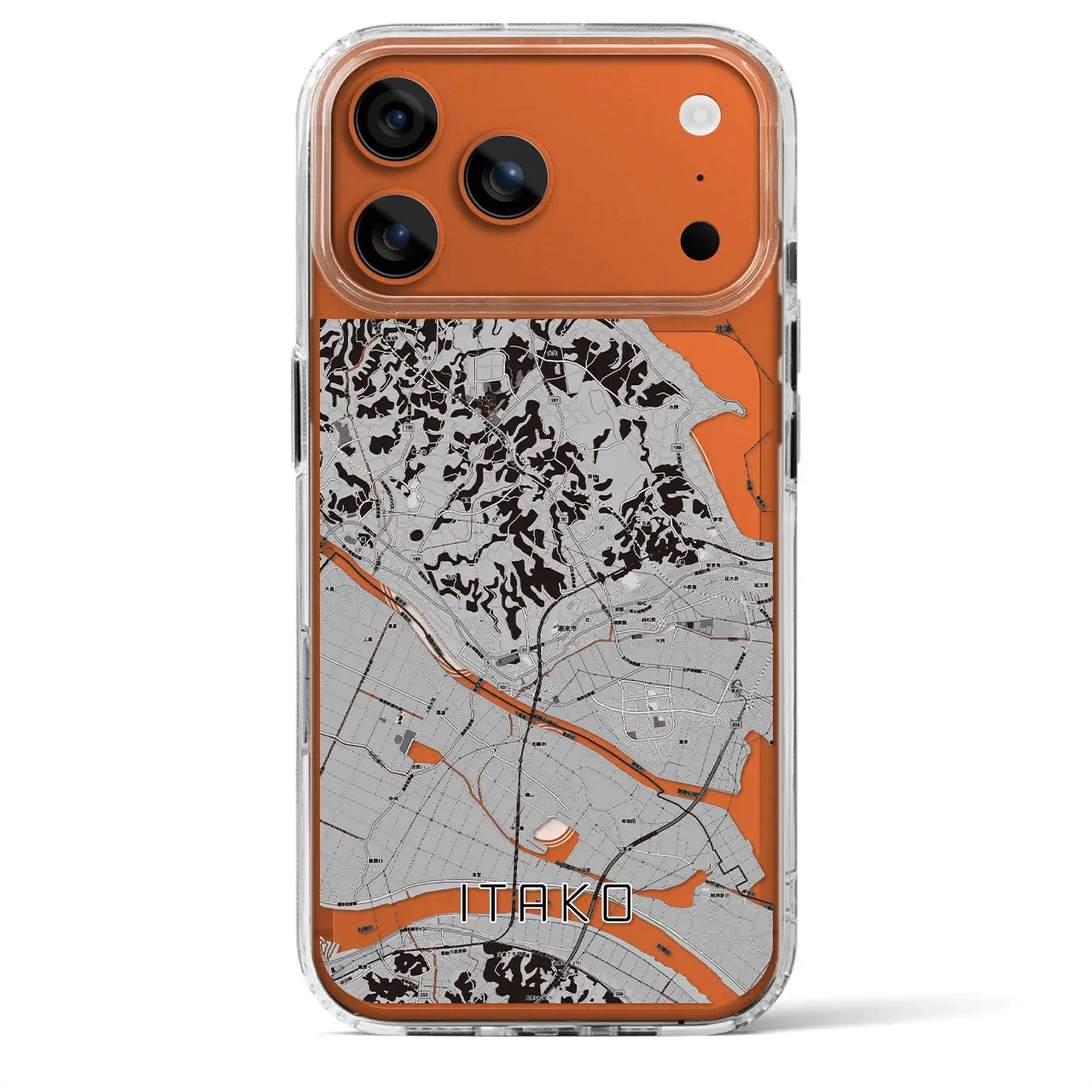 【潮来（茨城県）】地図柄iPhoneケース（MagSafeタイプ）