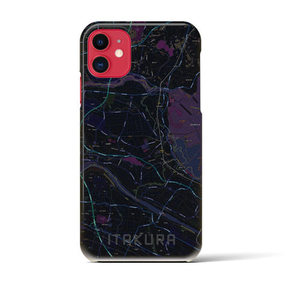 【板倉（群馬県）】地図柄iPhoneケース（バックカバータイプ）