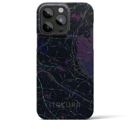 【板倉（群馬県）】地図柄iPhoneケース（バックカバータイプ）