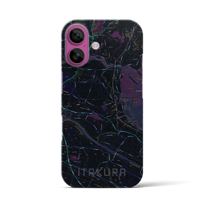 【板倉（群馬県）】地図柄iPhoneケース（バックカバータイプ）