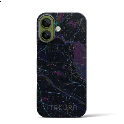 【板倉（群馬県）】地図柄iPhoneケース（バックカバータイプ）