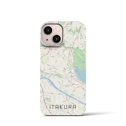 【板倉（群馬県）】地図柄iPhoneケース（バックカバータイプ）