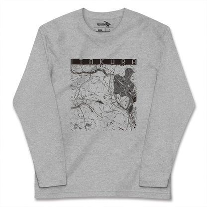 【板倉（群馬県）】地図柄ロングスリーブTシャツ