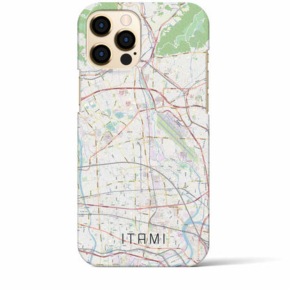 【伊丹（兵庫県）】地図柄iPhoneケース（バックカバータイプ）