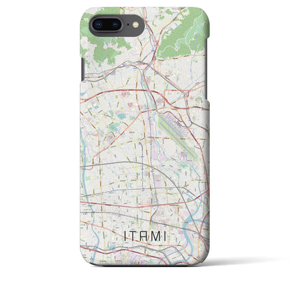 【伊丹（兵庫県）】地図柄iPhoneケース（バックカバータイプ）