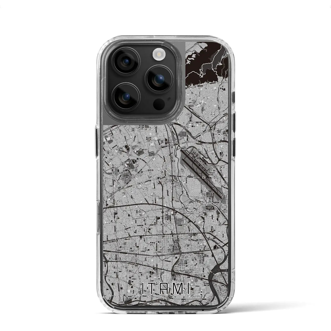 【伊丹（兵庫県）】地図柄iPhoneケース（MagSafeタイプ）
