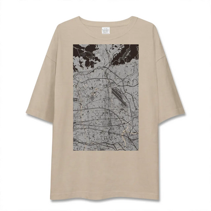 【伊丹（兵庫県）】地図柄ビッグシルエットTシャツ